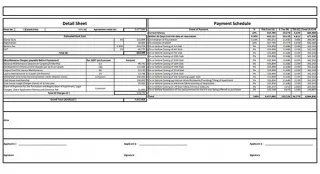 Nambiar Beverly Park Price Sheet and Costing Details